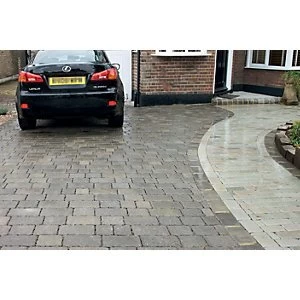 Image of Marshalls Drivesett Tegula Priora Block Paving Pennant Grey 240 x 160 x 60mm Pack of 232