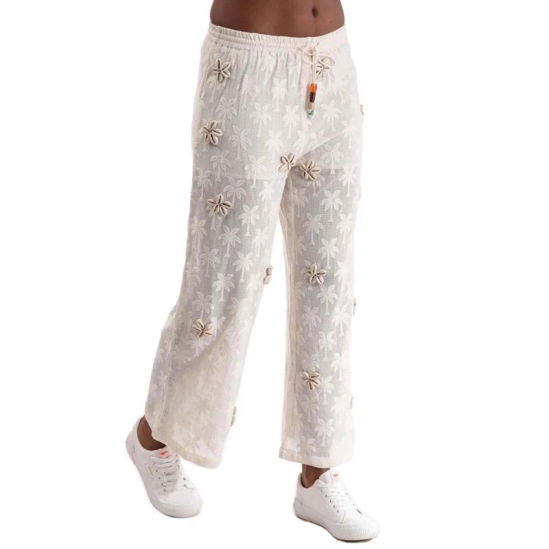 Image of Sundress Max Pant - White White 8
