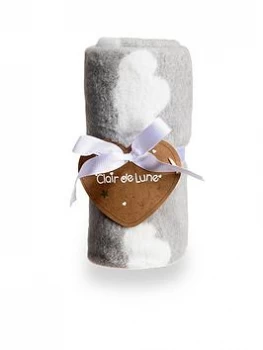 Image of Clair De Lune Cloud Fleece Blanket - Grey