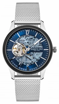 Image of Kenneth Cole Automatic Dark Blue Dial Stainless Steel Watch