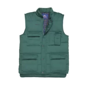 Image of Portwest Mens Shetland Padded Bodywarmer Bottle Green 3XL