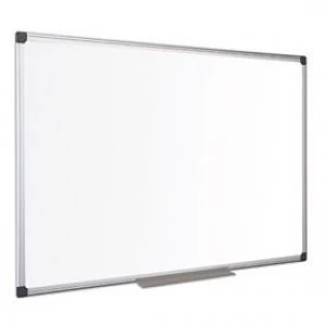Image of Bi-Office Maya Melamine Aluminium Framed Dry-wipe Board 2400x1200mm