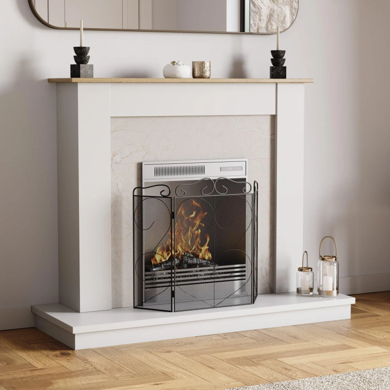 Image of Lassic Fire Vida Tapton 3 Panel Fire Guard Black unisex 3 Panel