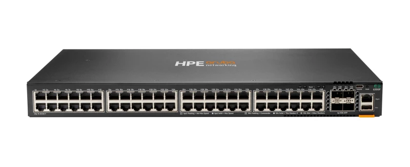 Image of HPE Aruba Networking CX 6300F 48-port 1GbE and 4-port SFP56 Switch