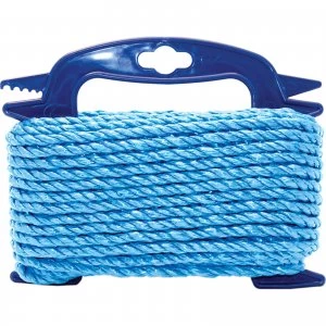 Image of Faithfull Blue Poly Rope 6mm 20m