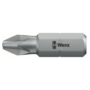 Image of Wera 855/1 Z Pozidriv Extra Tough Bits PZ4 x 32mm (Pack 10)