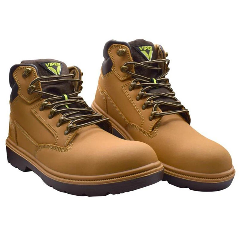 Image of Scan Desert Viper S3 Safety Work Boots Tan Size 3