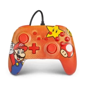 Image of PowerA Mario Vintage Wired Nintendo Switch Controller
