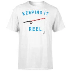 Image of Keeping it Reel T-Shirt - White - 5XL