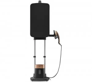 Image of IXEO QT1020 All-in-One Upright Garment Steamer - Black & Copper