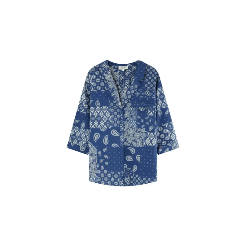 Image of Grace & Mila Woman's shirt Grace & Mila Espinoza Bleu Female S