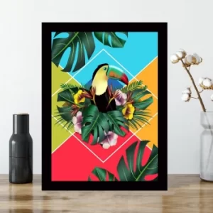 Image of SC382955 Multicolor Decorative Framed MDF Painting