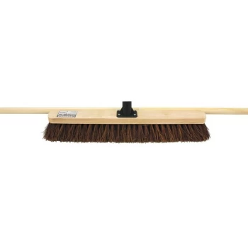 Image of 24' Stiff Bassine Broom with 48' Wooden Handle - Cotswold