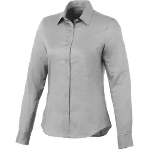 Image of Elevate Vaillant Long Sleeve Ladies Shirt (M) (Steel Grey)