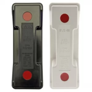Image of Bussmann RS100H 100A Front Connected Black Red Spot Fuse Holder