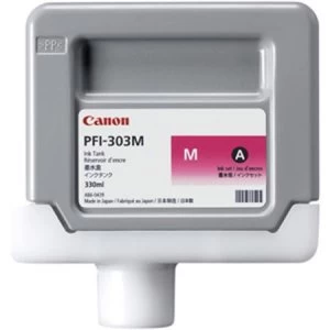 Image of Canon PFI303M Magenta Ink Cartridge