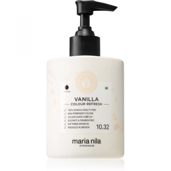 Image of Maria Nila Colour Refresh Vanilla Gentle Nourishing Mask without Permanent Color Pigments Lasts For 4 - 10 Washes 10.32 300ml