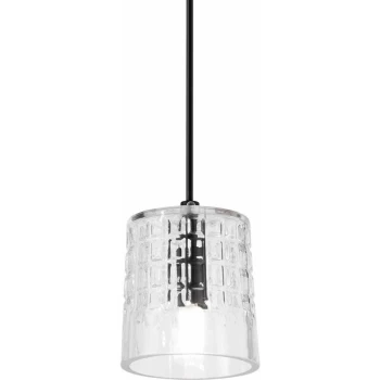 Image of Ideal Lux Lighting - Ideal Lux Cognac - 1 Light Ceiling Pendant Trasparent, G9