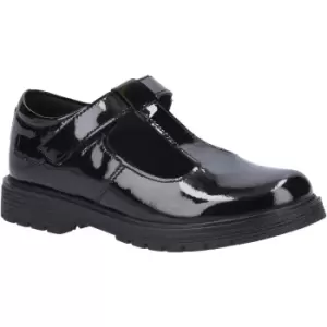 Image of Hush Puppies Girls Gracie Junior Patent Leather School Shoes UK Size 1 (EU 33)