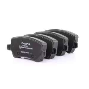 Image of DELPHI Brake pad set LP2008 Brake pads,Brake pad set, disc brake FORD,VOLVO,LAND ROVER,MONDEO IV Turnier (BA7),S-MAX (WA6),GALAXY (WA6)