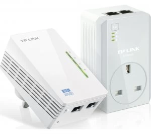 Image of TP Link TL-WPA4226 AV600 Wireless Powerline Adapter Kit Twin Pack