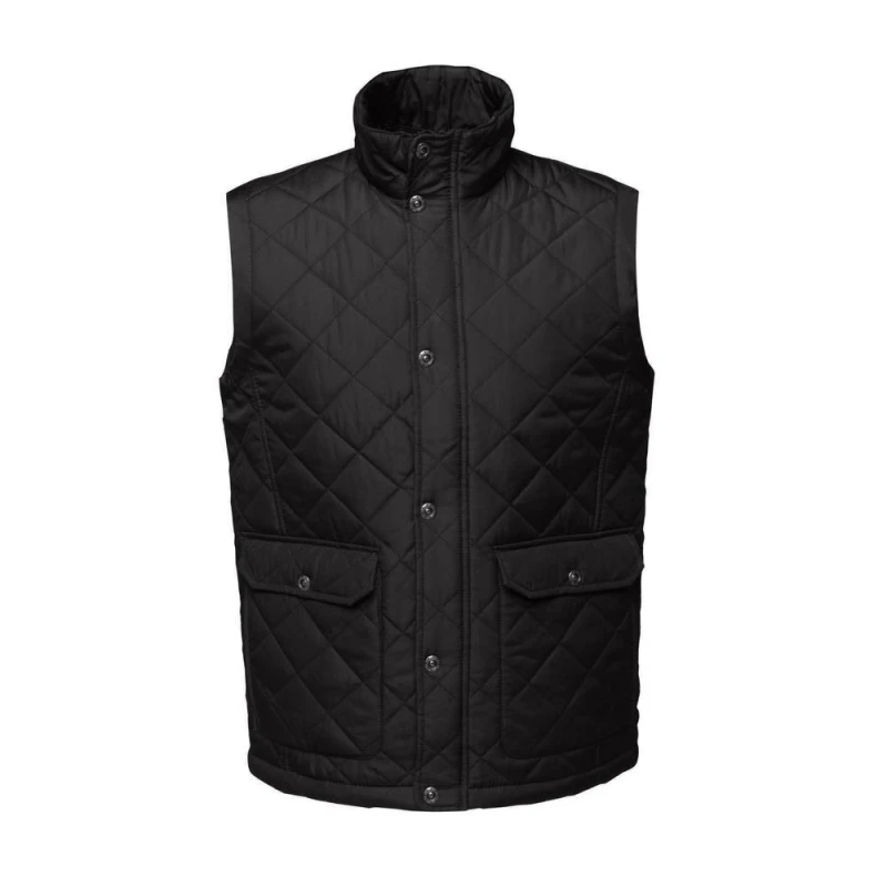 Image of Regatta Professional Mens Quilted Body Warmer in Black Size: XS Black Male XS