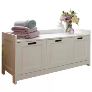 Image of GFW Colonial 3 Door Storage Unit - White