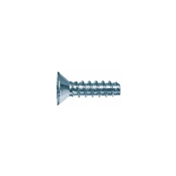 Image of Zoro Select - 4.0X25 Pozi Countersunk Thread Forming Screws for Plastic- you get 50