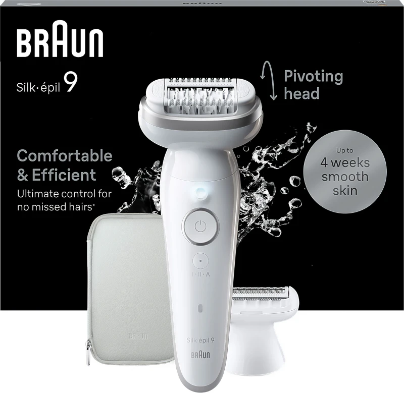 Image of Braun Silk-epil Epilators Series 9 Flex Epilator 9-041 3D White/Gold