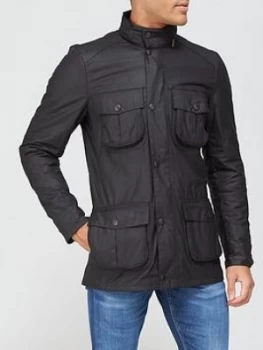 Image of Barbour Corbridge Wax Jacket - Black