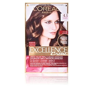 Image of Excellence Creme tinte #4,3 chocolate caramelo