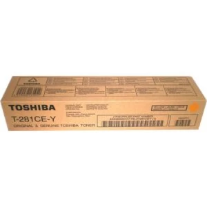 Image of Toshiba T281CEY Yellow Laser Toner Ink Cartridge