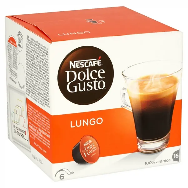 Image of Nescafe Dolce Gusto Caffe Lungo Coffee 48 Pods