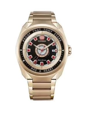 Image of Citizen Citizen X Marvel Eco-Drive Ironman Mens Watch, Gold, Men