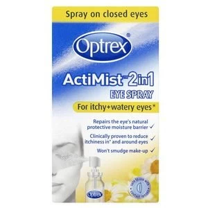 Image of Optrex Eye Spray For Itchy and Watery Eyes 10ml