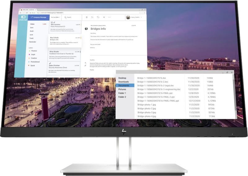 Image of HP E-Series E23 G4 computer monitor 58.4cm (23") 1920 x 1080 pix
