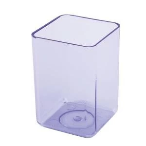 Image of Polystyrene Executive Pen Tidy Ice Purple Complements Executive Letter