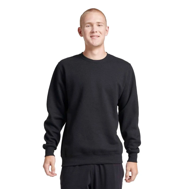 Image of JERZEES Mens Premium Sweatshirt in Black Size: Medium Black Male M