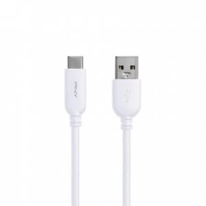 Image of PNY C-UA-TC-W20-03 USB cable 1m USB 2.0 USB A USB C White