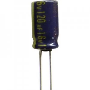 Image of Panasonic EEUFC1C821 5mm 820µF 16V DC Electrolytic Capacitor