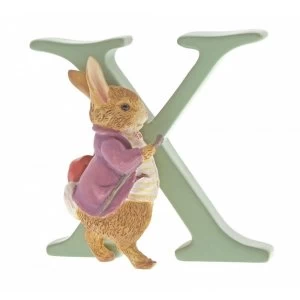 Image of Letter X Old Mr Benjamin Bunny Figurine