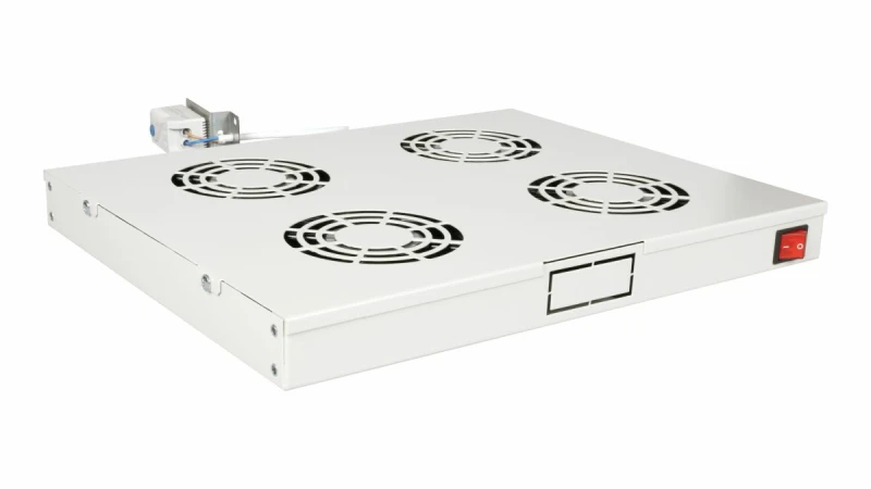 Image of Equip Cooling Fans 19'. 1U. 4FANS. RAL7035 Grey