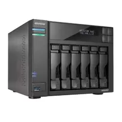 Image of ASUSTOR AS6706T Lockerstor 6 Gen2 6-Bay NAS Enclosure (No Drives), Quad Core CPU, 8GB DDR4, USB 3.2,