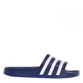 Image of adidas Adilette Aqua Slide Mens Sandals - Dk Blue/White