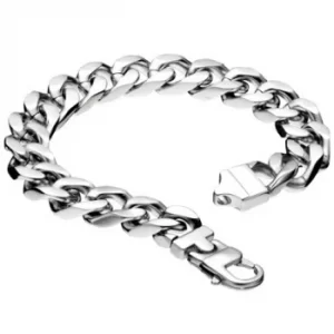 Image of Fred Bennett Stainless Steel 22cm Curb Bracelet FB-B3896