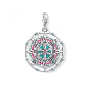 Image of THOMAS SABO Silver Mayan Calendar Charm Y0049-340-7