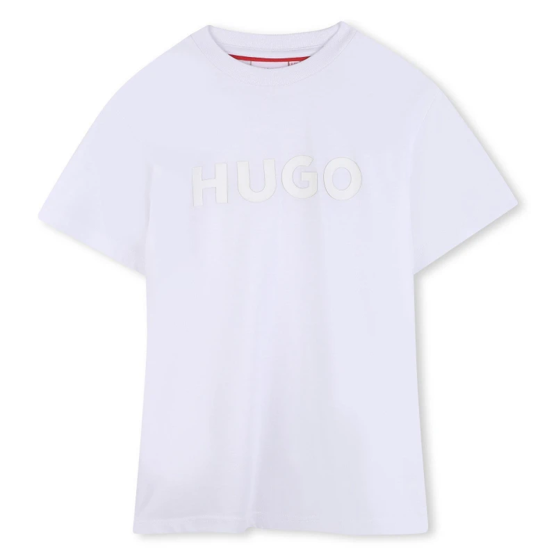 Image of Hugo SS T Shirt Jn63 Regular Fit T-Shirts 6Y White 59607101155