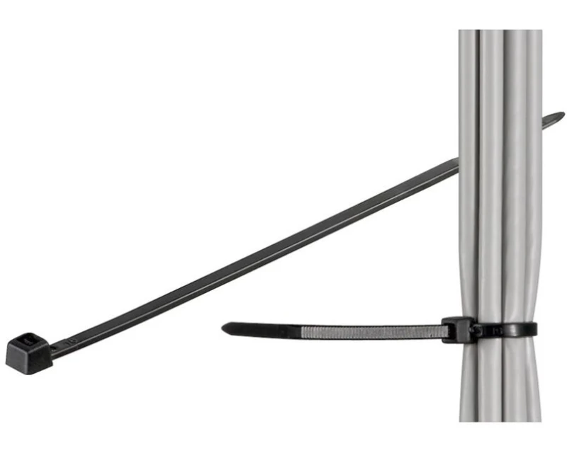 Image of Microconnect CABLETIE3 cable tie Ladder cable tie Black 100 pc(s)
