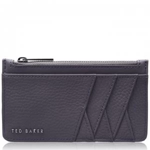 Image of Ted Baker Allexaa Bow Leather Card Holder - dk-grey