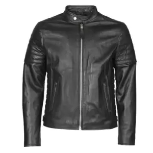 Image of Schott LCJOE mens Leather jacket in Black - Sizes XXL,S,M,L,XL